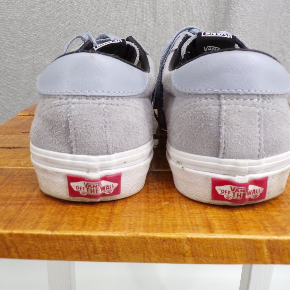 Vans Sport Low Gray Men's Sneaker Skateboard Shoe Suede Size 9.5 Off The Wall - Picture 5 of 9